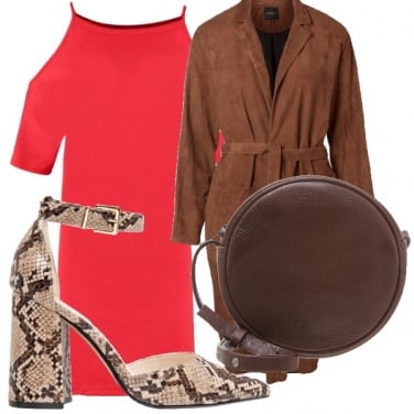 Outfit Autunno in rosso