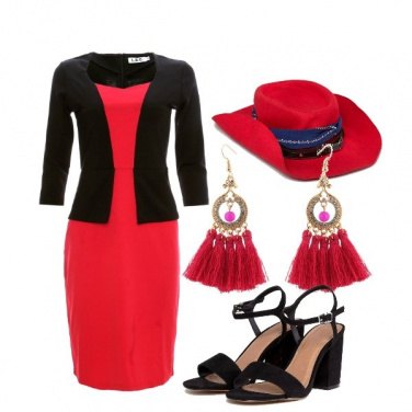 Outfit Orecchini con le nappine