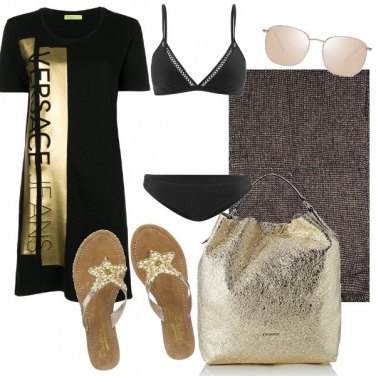 Outfit Oro per celebrare il bikini