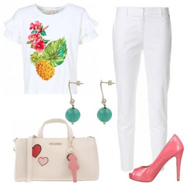 Outfit Cuori e fiori