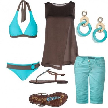 Outfit Menta e cioccolato
