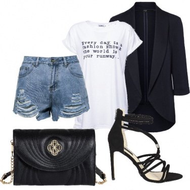 Outfit T shirt bianca...ma stilosa!