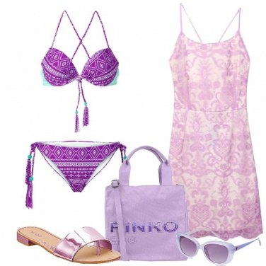Outfit Relax in lilla