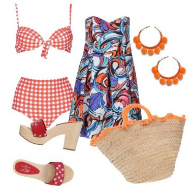 Outfit CMPS Happy B-day stile vintage
