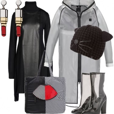 Outfit Discreta, in trasparenza