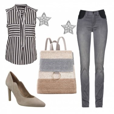 Outfit Vaqueros Gris Mujer: 14 Outfit Mujer | Bantoa