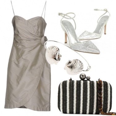 Outfit Tortora e argento