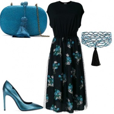 Outfit Tubino nero disco daisessantanniinpoi