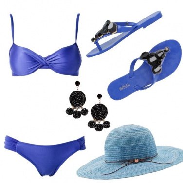 Outfit Bikini zaffiro