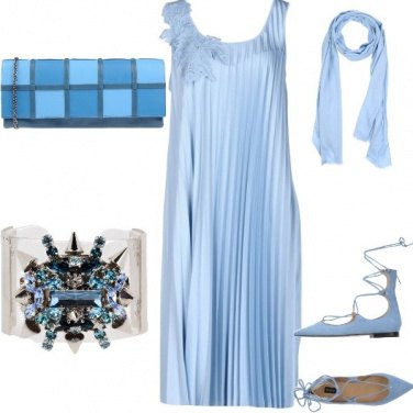Outfit Serata celeste
