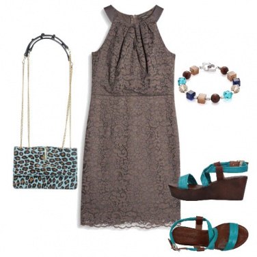Outfit Cioccolato e tuchese