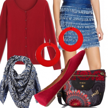 Outfit I love red