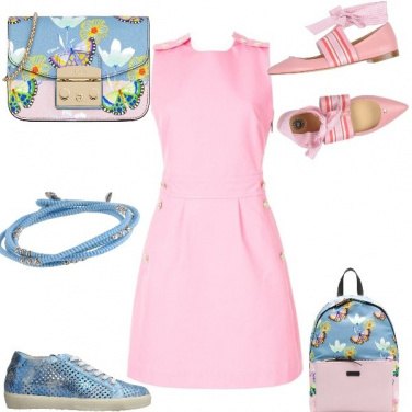 Outfit Rosa farfalla sportivo o elegante