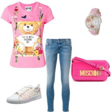 Outfit Jeans +rosa trendy