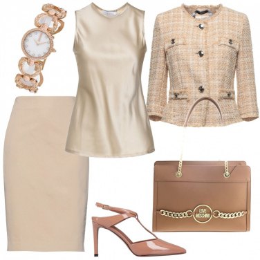 Outfit Gonne Beige Donna: 61 Outfit Donna | Bantoa