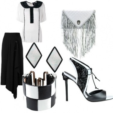 Outfit Serata Black e White