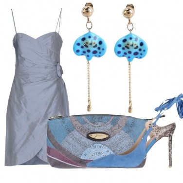 Outfit Serata in azzurro
