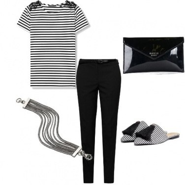 Outfit Si , sto in fissa con le righe!