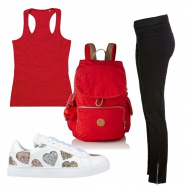 Outfit Mochilas Rojo Mujer: 8 Outfit Mujer | Bantoa