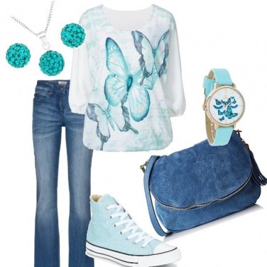 Outfit Volo di farfalle