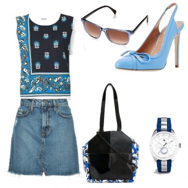 Outfit Jeans e tacchi alti