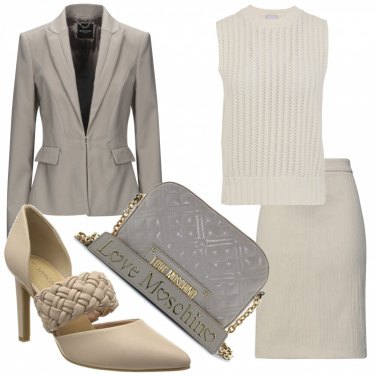 Outfit Faldas Beige Un solo color Mujer: 3 Outfit Mujer | Bantoa