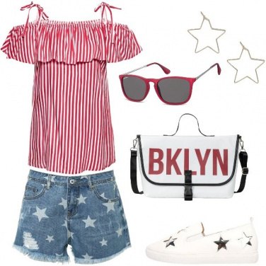 Outfit Orgoglio a stelle e strisce