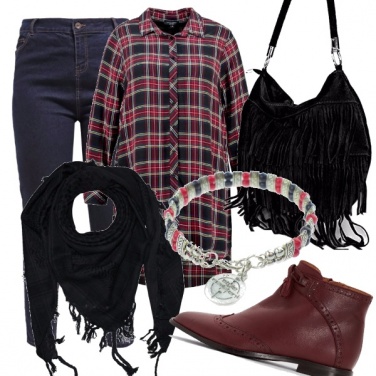 Outfit Western curvy style