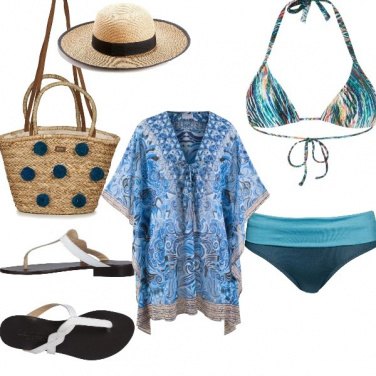 Outfit Basic, in spiaggia con le amiche