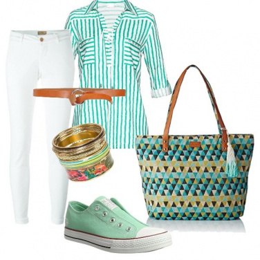 Outfit Colori freschi, stagione calda