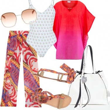 Outfit Spiaggia colorata