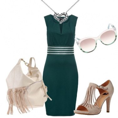Outfit Borsa e scarpe con le frange