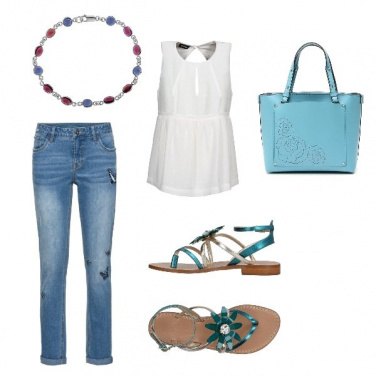 Outfit Jeans anche d\'estate