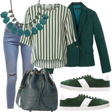 Outfit Variazioni di verde
