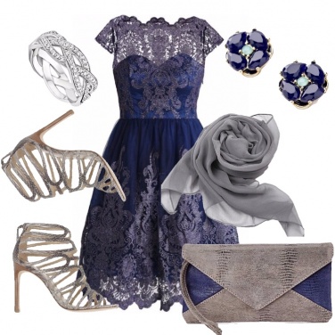 Outfit Curvy in blu