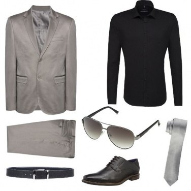 Outfit Matrimonio in grigio