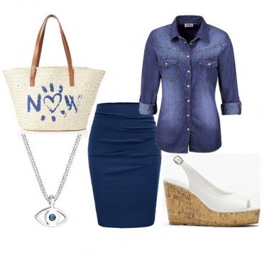 Outfit Zapatos de tacón Blanco Mujer: 5 Outfit Mujer | Bantoa