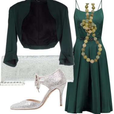 Outfit Verde di sera