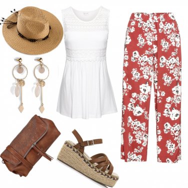 Outfit Pantalones Marrón Con diseños Mujer: 8 Outfit Mujer | Bantoa