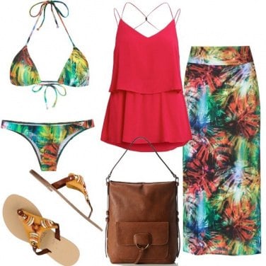 Outfit Bikini tropical