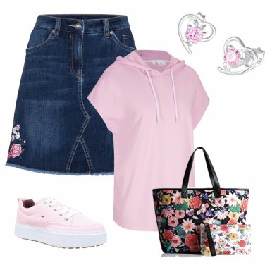 Outfit Sudaderas Violeta Mujer: 1 Outfit Mujer | Bantoa