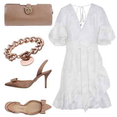Outfit Chic in bianco