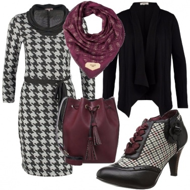 Outfit I love pied de poule!