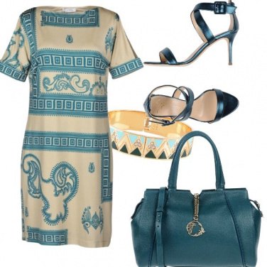 Outfit Blu petrolio