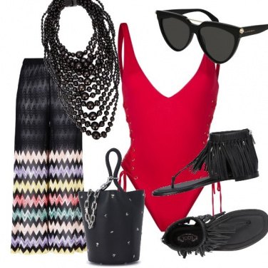 Outfit Borsa secchiello per il mare