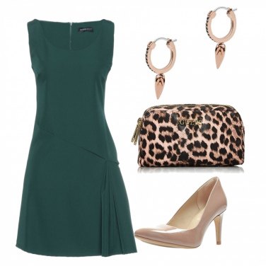 Outfit Vestidos Verde Un solo color Mujer: 1 Outfit Mujer | Bantoa