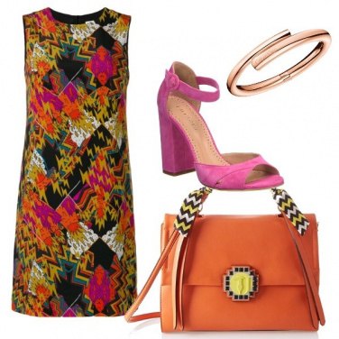 Outfit I colori caldi e decisi