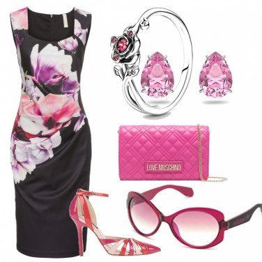 Outfit Vestiti Nero A fiori Donna: 5 Outfit Donna | Bantoa