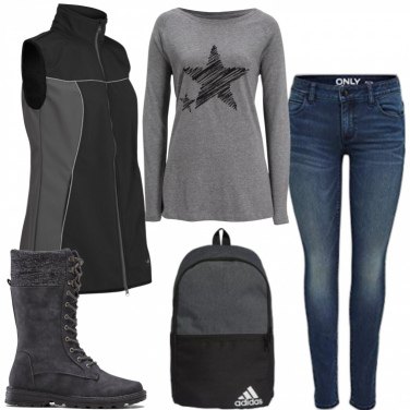 Outfit Botas Gris Mujer: 12 Outfit Mujer | Bantoa