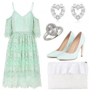 Outfit Latte e menta